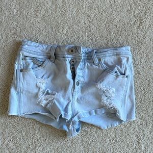 Denim shorts